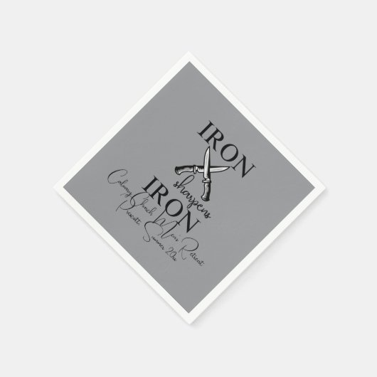 IJzeren slijpmiddelen IJzeren mes Christelijk Servet (Hoek)