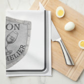 IJzeren Sommelier Wijnliefhebber Theedoek (Quarter Fold)