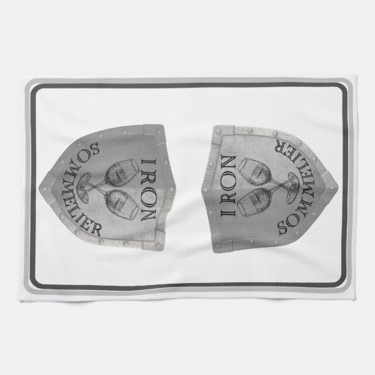 IJzeren Sommelier Wijnliefhebber Theedoek (Horizontaal)