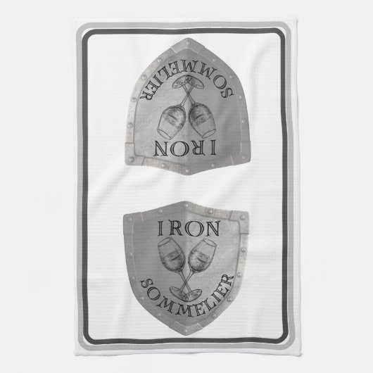 IJzeren Sommelier Wijnliefhebber Theedoek (Verticaal)