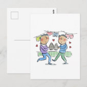 IJzeren trouwdag Briefkaart (Voorkant / Achterkant)