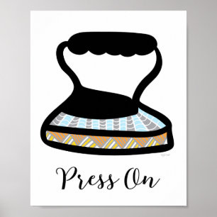  IJzeren Wandwand Poster