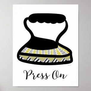  IJzeren Wandwand Poster