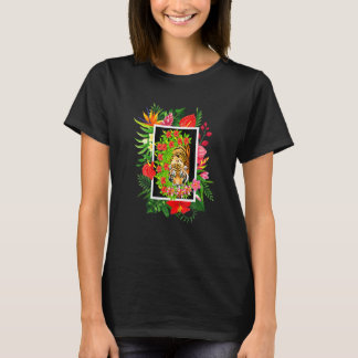 IJzerkat met roofvrij ontwerp T-shirt