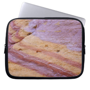 IJzeroxiden kleuren een zandsteenformatie Laptop Sleeve