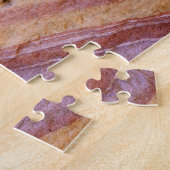 IJzeroxiden kleuren een zandsteenvorming Legpuzzel (Zijkant)