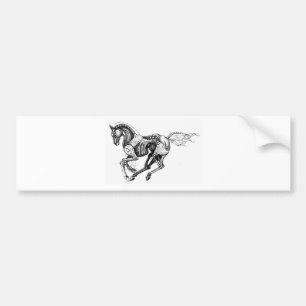 IJzerpaard Bumpersticker
