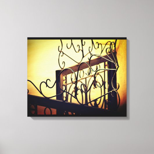 IJzerplaat ontwerp Canvas Afdruk (Voorkant)
