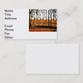 IJzerplaat Visitekaartje (Voorkant / Achterkant)