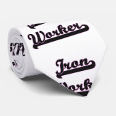 IJzerwerker - Klassiek taakontwerp Stropdas (Opgerold)