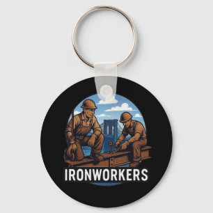 IJzerwerkers / Bruggenbouwers en wolkenkrabbers Sleutelhanger
