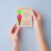 IJzerwinkel Ice crème-predikant Flyer (Hand)