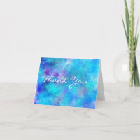 Ijzig Blauw Abstract Ontwerp