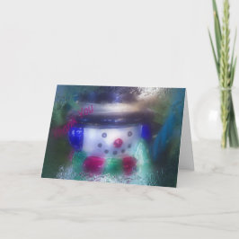 Ijzig dank u kaarden bedankkaart