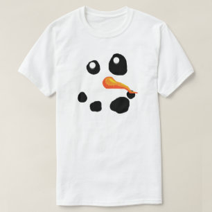 Ijzig het Glimlachen van de Sneeuwman T-shirt