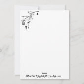 IJzige bomen in West Fork Feestdagenkaart (Achterkant)