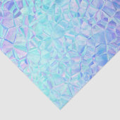 ijzige iriserende werking : tissuepapier (Detail)