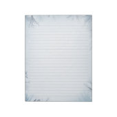 IJzige winter thema, ijzig gevoerd Notitieblok (Gedraaid)