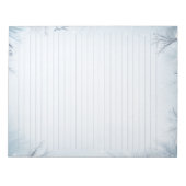 IJzige winter thema, ijzig gevoerd Notitieblok (Voorkant)