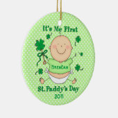Ik 1 St. Paddy's Day Custom Ornament (Rechts)