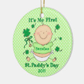 Ik 1 St. Paddy's Day Custom Ornament (Links)