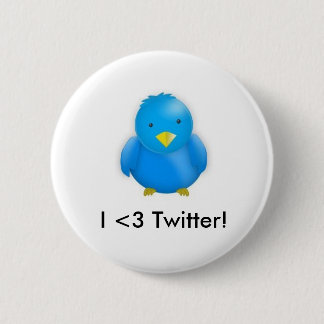Ik <3 Twitter!_Button Ronde Button 5,7 Cm