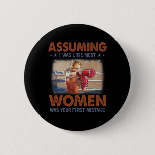 Ik aannemen dat ik was zoals de meeste vrouwen was ronde button 5,7 cm
