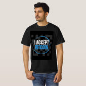 Ik accepteer bitmunt t-shirt (Voorkant volledig)