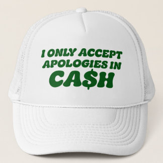 Ik Accepteer Excuses Alleen in Contanten, Cool Sas Trucker Pet