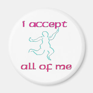 Ik accepteer me allemaal 1 magneet