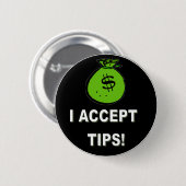 IK ACCEPTEER TIPS RONDE BUTTON 5,7 CM (Voorkant /achterkant)