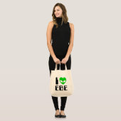 Ik Alien Heart EBE Tote Bag (Voorkant (model))