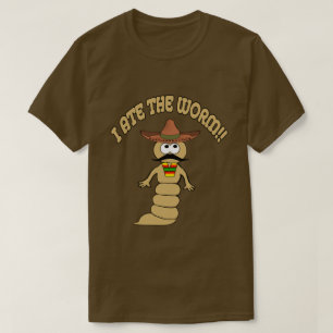 Ik at de worm t-shirt