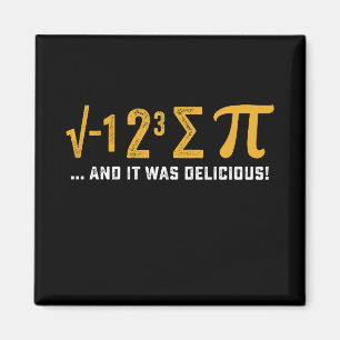 Ik At Een Stuk Taart En Het Was Heerlijk Pi Dag Wi Magneet