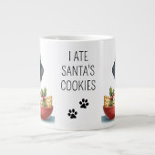 Ik at Santa's Cookies Labrador Retriever Puppy Dog Jumbo Mok (Voorkant)