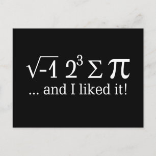 Ik at wat taart en ik vond het goed Decor Briefkaart