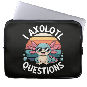 Ik Axolotl Vragen Laptop Sleeve