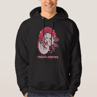 Ik Axolotl Vragen Salamander Memes Amfibieën Tr Hoodie