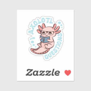 Ik Axolotl Vragen Sticker