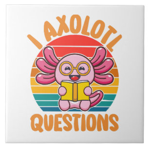 Ik Axolotl Vragen Tegeltje