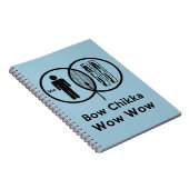 Ik + Bacon = Bow Chikka Wow Notitieboek (Rechterzijde)