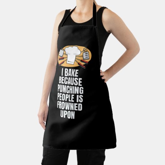 Ik bak omdat mensen gestraft worden schort (Insitu)