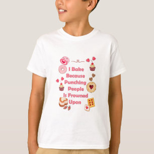 Ik bak omdat mensen gestraft worden t-shirt