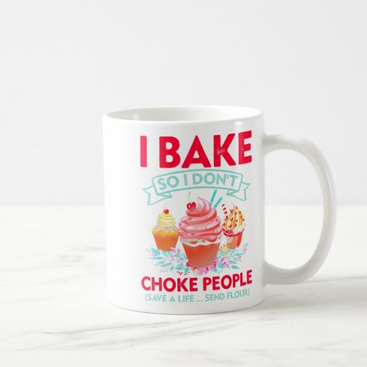Ik bak zodat ik mensen niet verstik bij het maken koffiemok (Rechts)