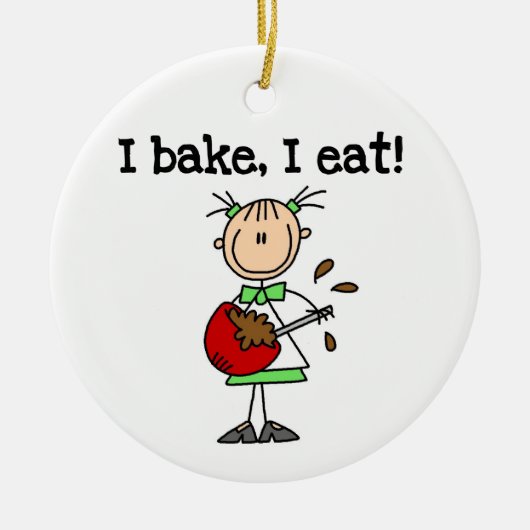Ik bake I Eat Custom Ornament (Voorkant)
