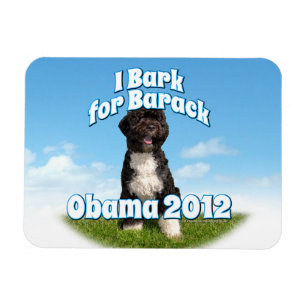 Ik barak voor Barack, Bo de eerste hond Obama Magneet