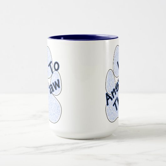 Ik beantwoord de PAW-Mok over koffie Mok (Midden)