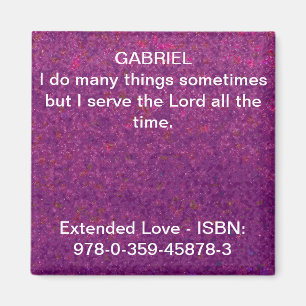 Ik bedien de Heer de hele tijd. Magneet