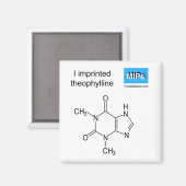 Ik bedrukte theofylline magnet magneet (Voorkant / Achterkant)