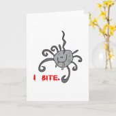 ik beet een leuke spin kaart (Gele Bloem)